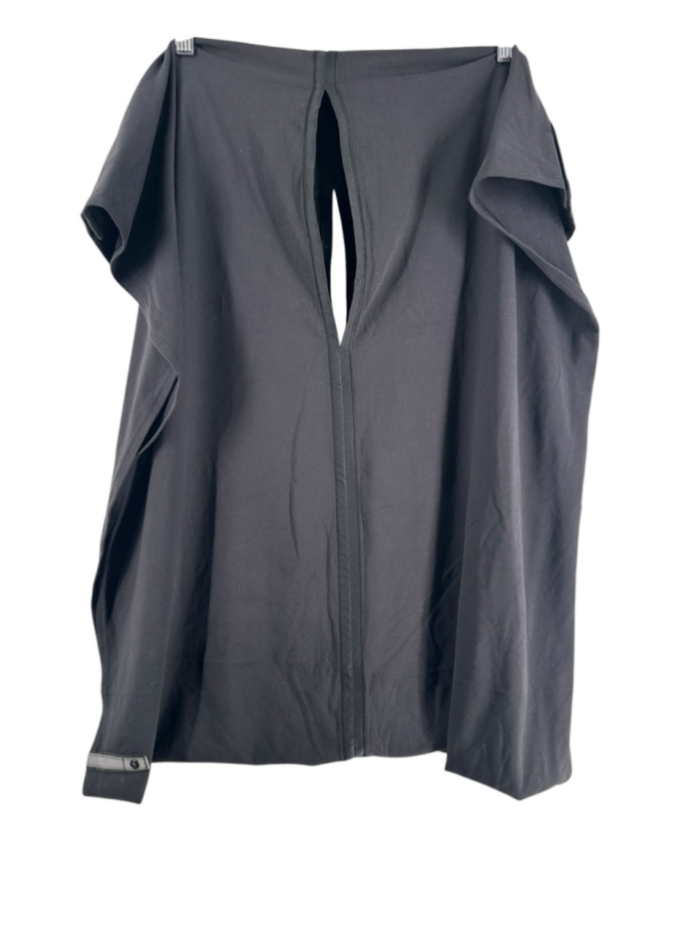 Lululemon Vinyasa Wrap Scarf convertible wrap arm holes yoga cover up black